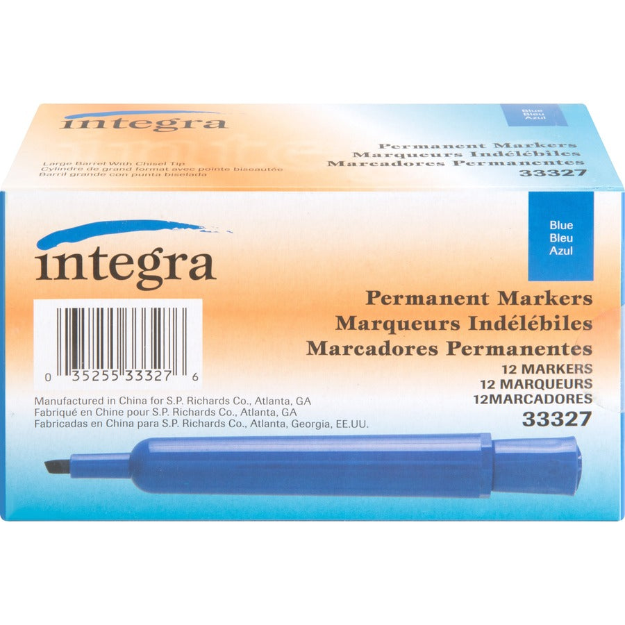 Integra Permanent Chisel Markers - Front