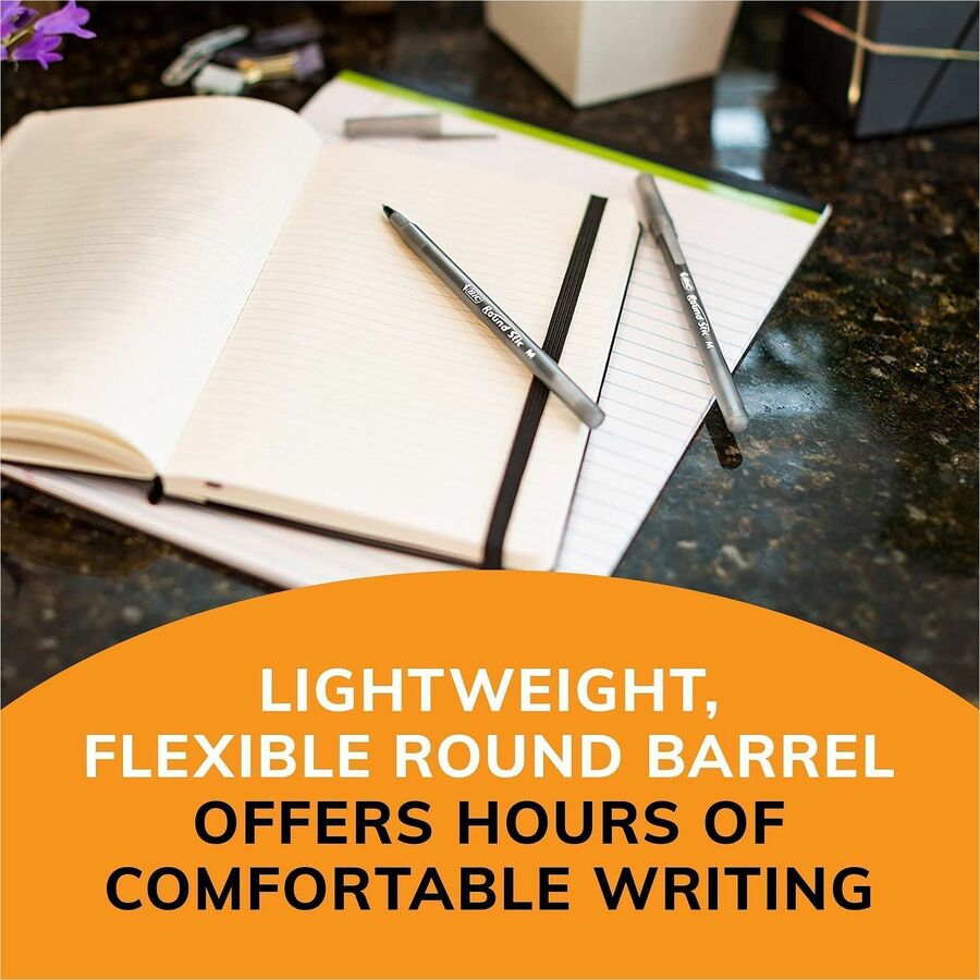 BIC Round Stic Ballpoint Pens - Alternate-Image6