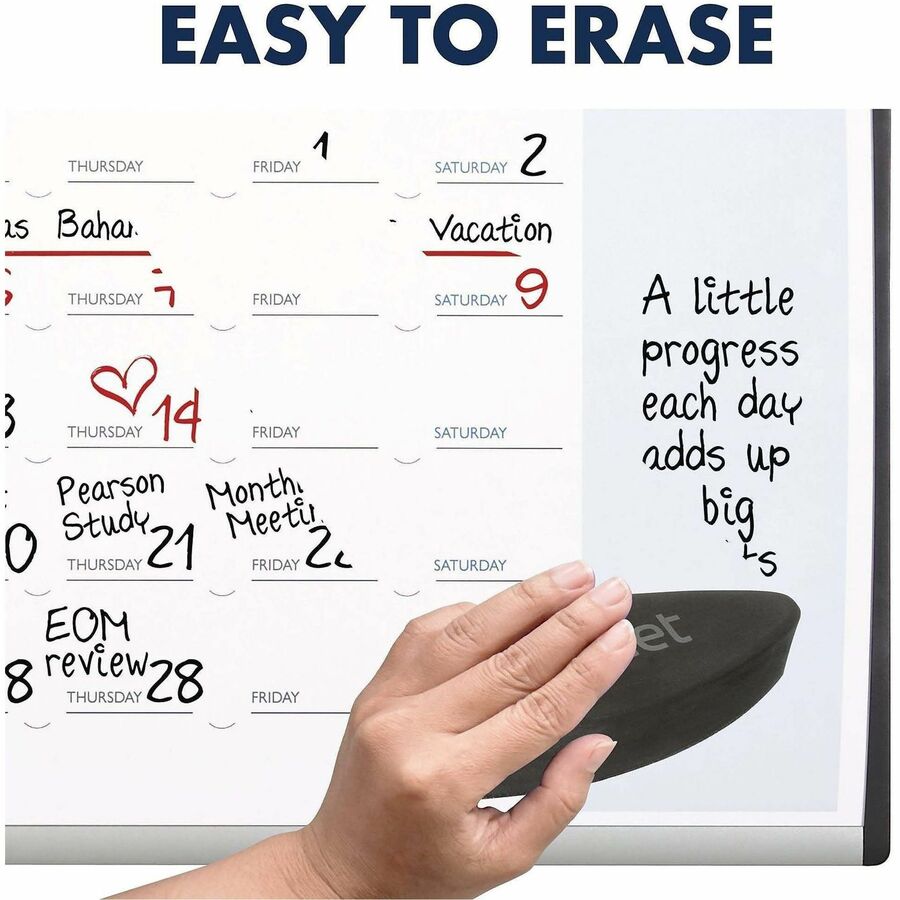 Quartet Arc Cubicle Whiteboard Calendar - Alternate-Image1