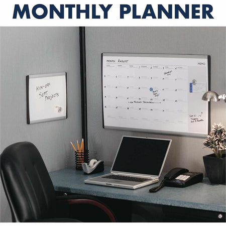 Quartet Arc Cubicle Whiteboard Calendar - Alternate-Image2