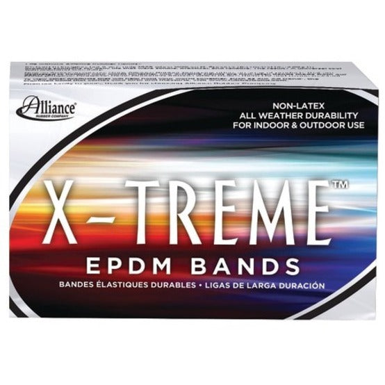 Alliance Rubber X-treme Rubber Bands - 7" Length x 0.1" Width - Latex-free, Durable, UV Resistant, Ozone Resistant, Heavy Duty, Reusable - Ethylene Propylene Diene Monomer (EPDM) - Lime Green - 200 / Box