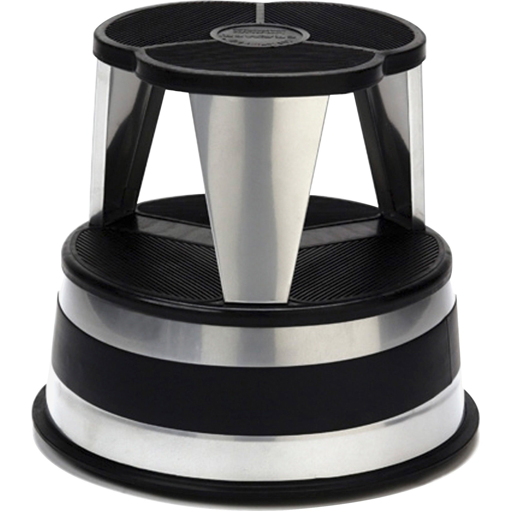 Cramer Original All-steel Kik-Step Stool - 350 lb Load Capacity - 15.6" Width x 15.6" Depth x 14" Height - Silver