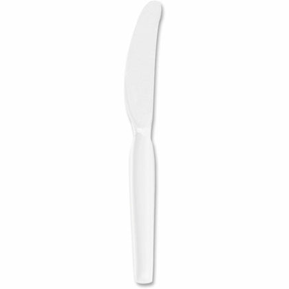 Dixie Heavyweight Disposable Knives: Grab-N-Go Convenience - 100 Knives White - Cutlery