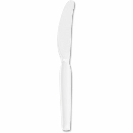 Dixie Heavyweight Disposable Knives Grab-N-Go by GP Pro - Knife - 100 x Knife - White - 100 / Box