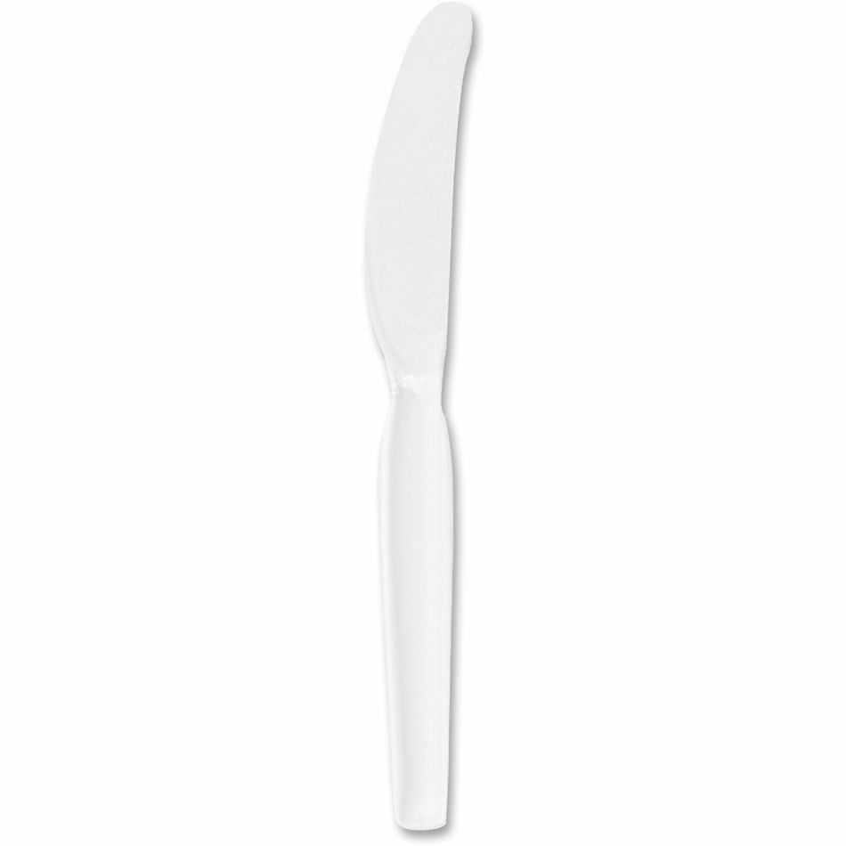 Dixie Heavyweight Disposable Knives Grab-N-Go by GP Pro - Knife - 100 x Knife - White - 100 / Box