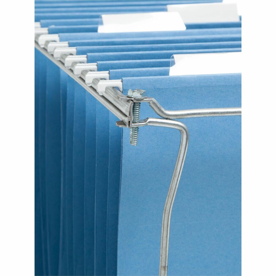 Smead Hanging Folder Frames - Legal - 23" to 27" Long - Steel - Gray - 2 / Pack