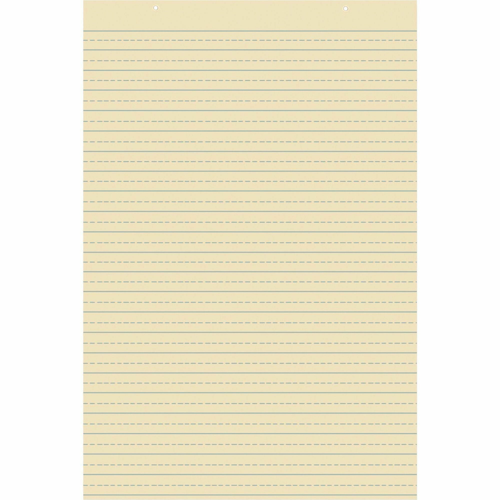 Pacon Ruled Tagboard Sheet - 0.88" Height x 24" Width x 36" Length - Manila - 100 / Pack