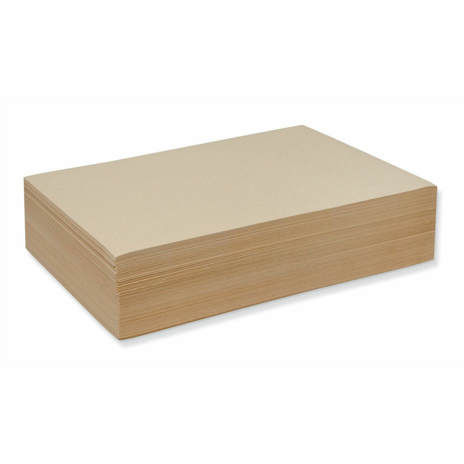 Pacon®  Heavyweight Drawing Paper - 500 Sheets - Plain - 12" x 18" Sheet Size - Cream Manila Paper - 500 / Ream