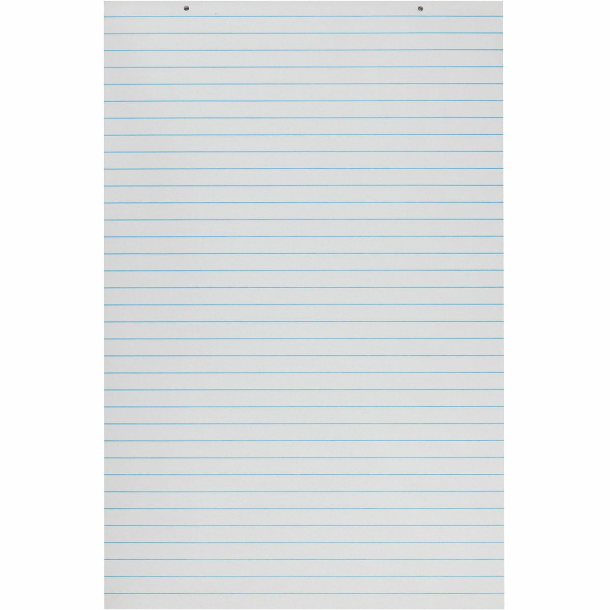 Pacon Ruled Chart Pad - 100 Sheets - Glue - Front Ruling Surface - 1" Ruled - 24" x 36" Sheet Size - White Paper - Chipboard Backing, Hole-punched, Recyclable - 1 Each