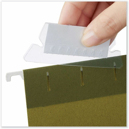 Universal Hanging File Folder Plastic Index Tab - Alternate-Image3