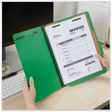 Universal 2/5 Tab Cut Letter Recycled Classification Folder - Alternate-Image2