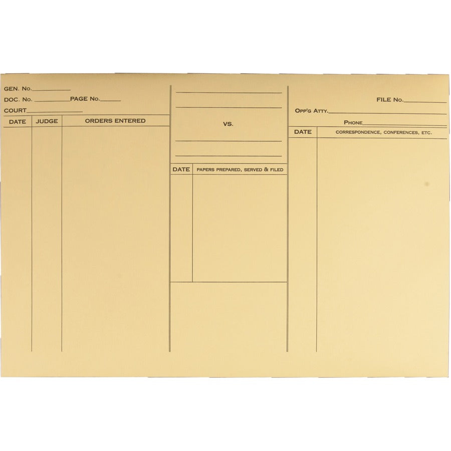 Quality Park Preprinted Reusable Legal Envelopes - Document - 14 3/4" Width x 10" Length - Buff - 100 / Box