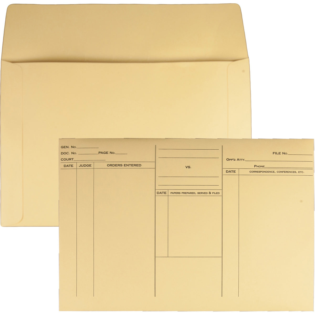 Quality Park Preprinted Reusable Legal Envelopes - Document - 14 3/4" Width x 10" Length - Buff - 100 / Box