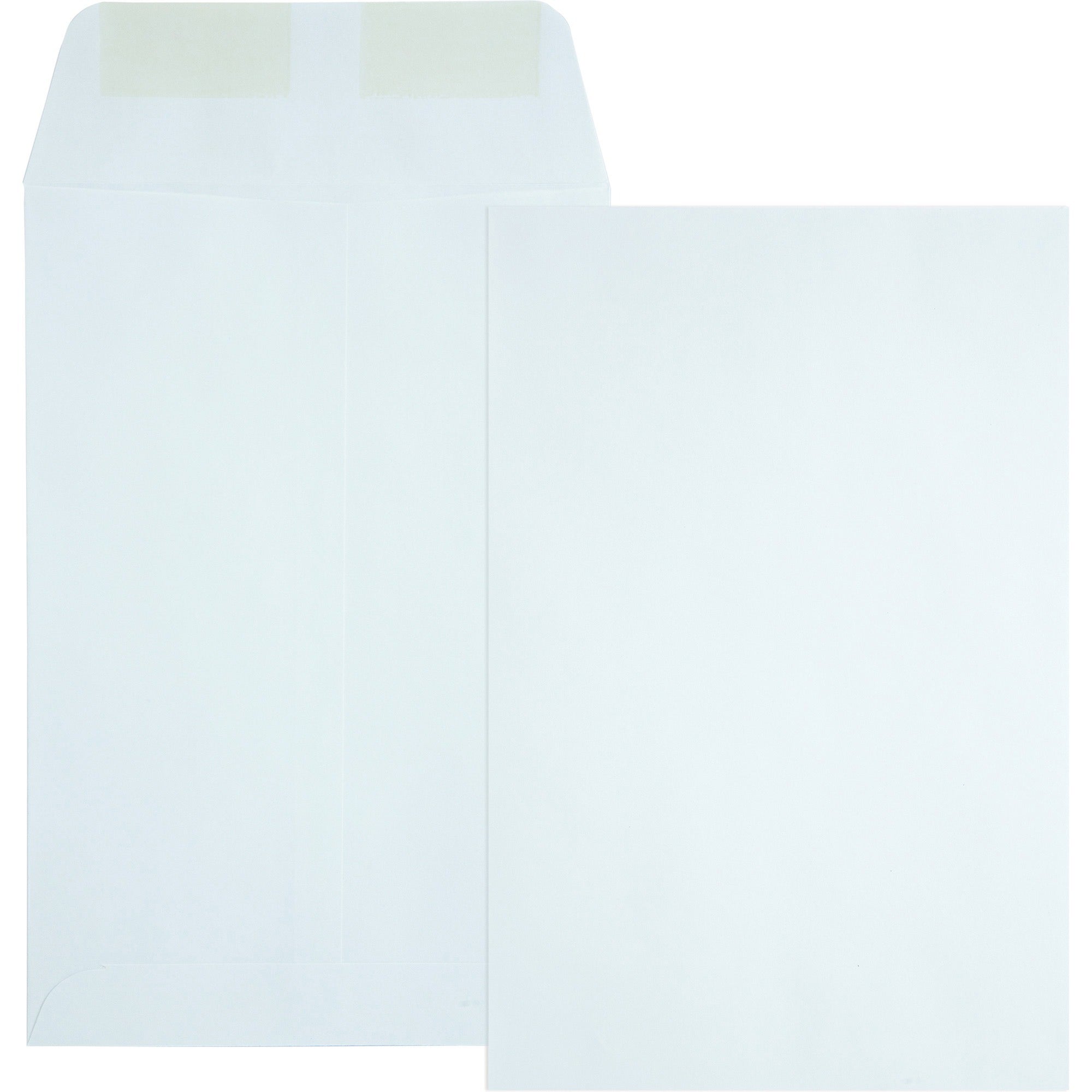 Quality Park 6 x 9 Catalog Mailing Envelopes - Catalog - 6" Width x 9" Length - 24 lb - Gummed - White - Wove - 500 / Box