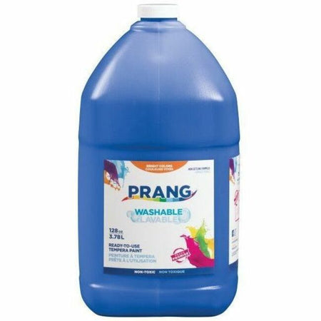 Prang Washable Tempera Paint - Blue - 1 gal - 8 lb - Washable - 1 Each