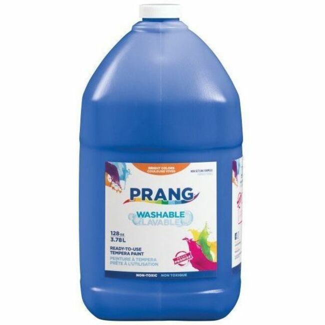 Prang Washable Tempera Paint - Blue - 1 gal - 8 lb - Washable - 1 Each