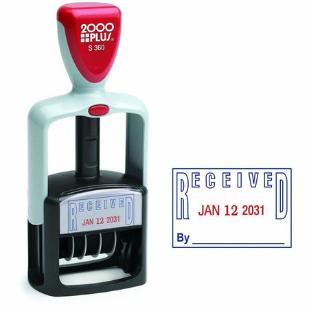 Cosco 2000 Plus S360 RECEIVED Two-Color Dater - Alternate-Image1