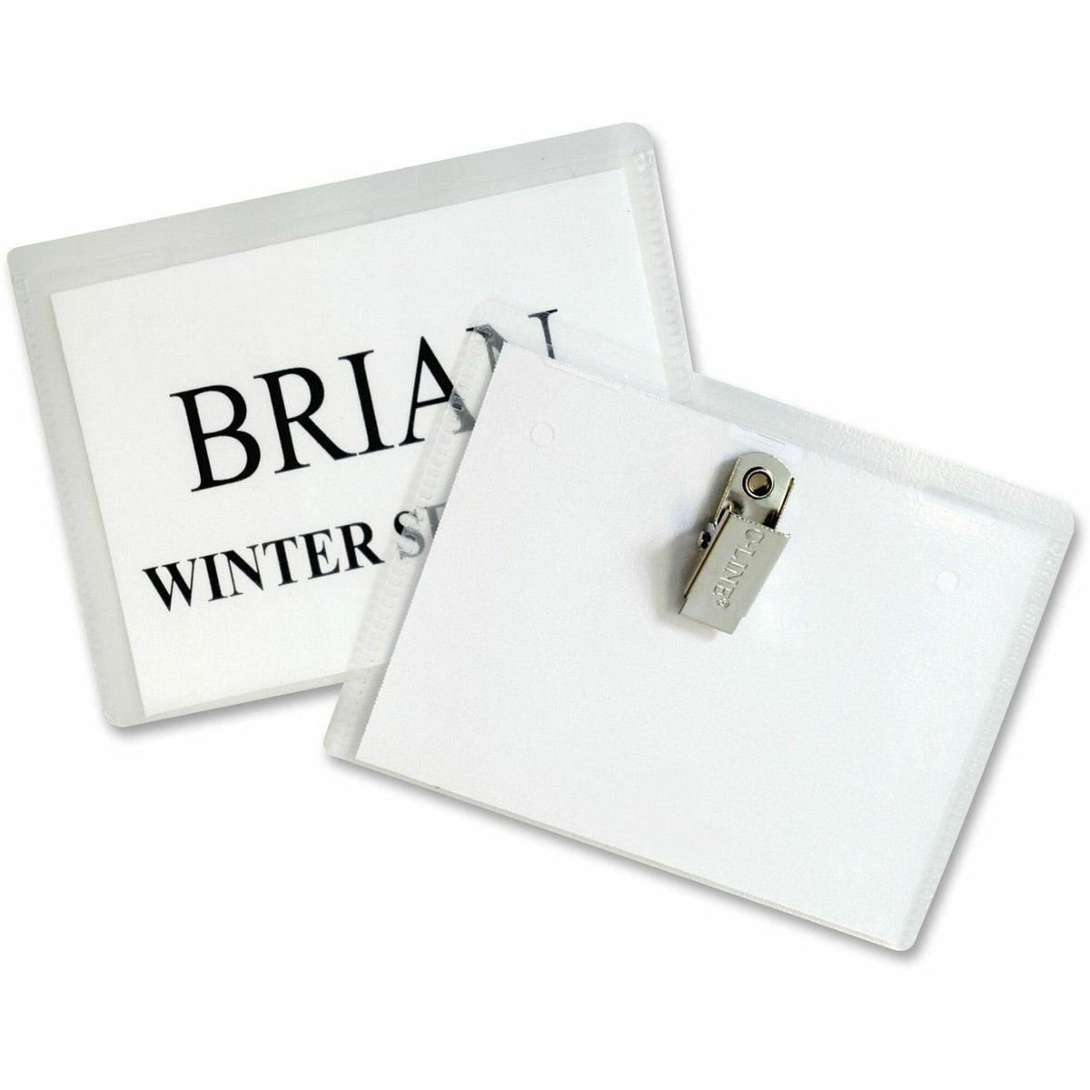 C-Line Laser/Inkjet Clip Style Badge Holder Kits - 2000