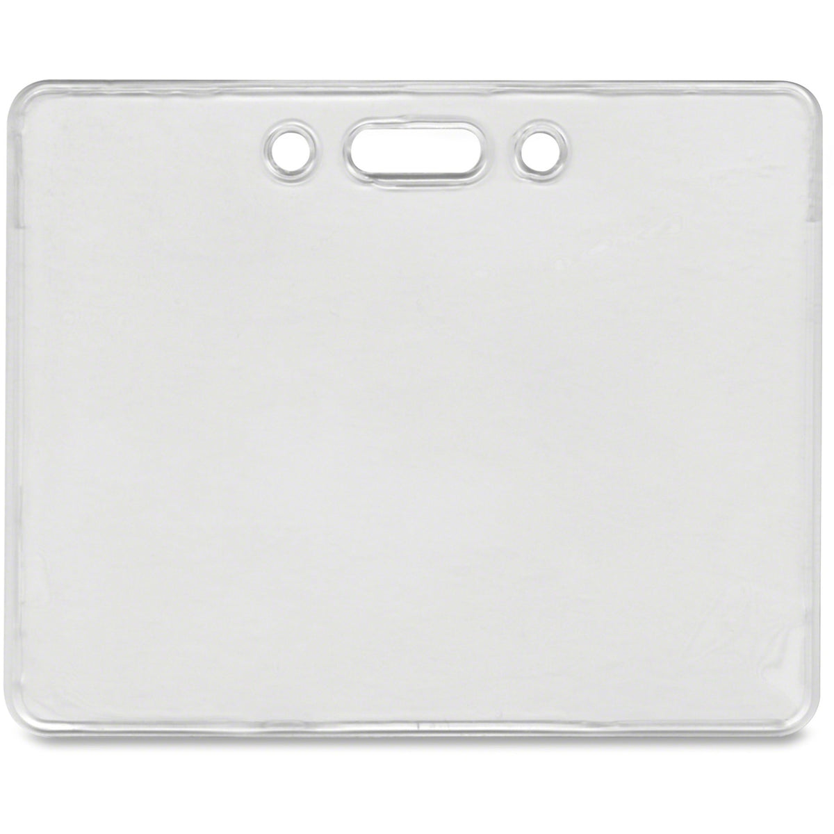 Advantus Proximity Card Horizontal Badge Holder - Horizontal - Clear - 50 / Pack