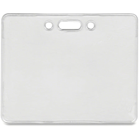 Advantus Proximity Card Horizontal Badge Holder - Horizontal - Clear - 50 / Pack
