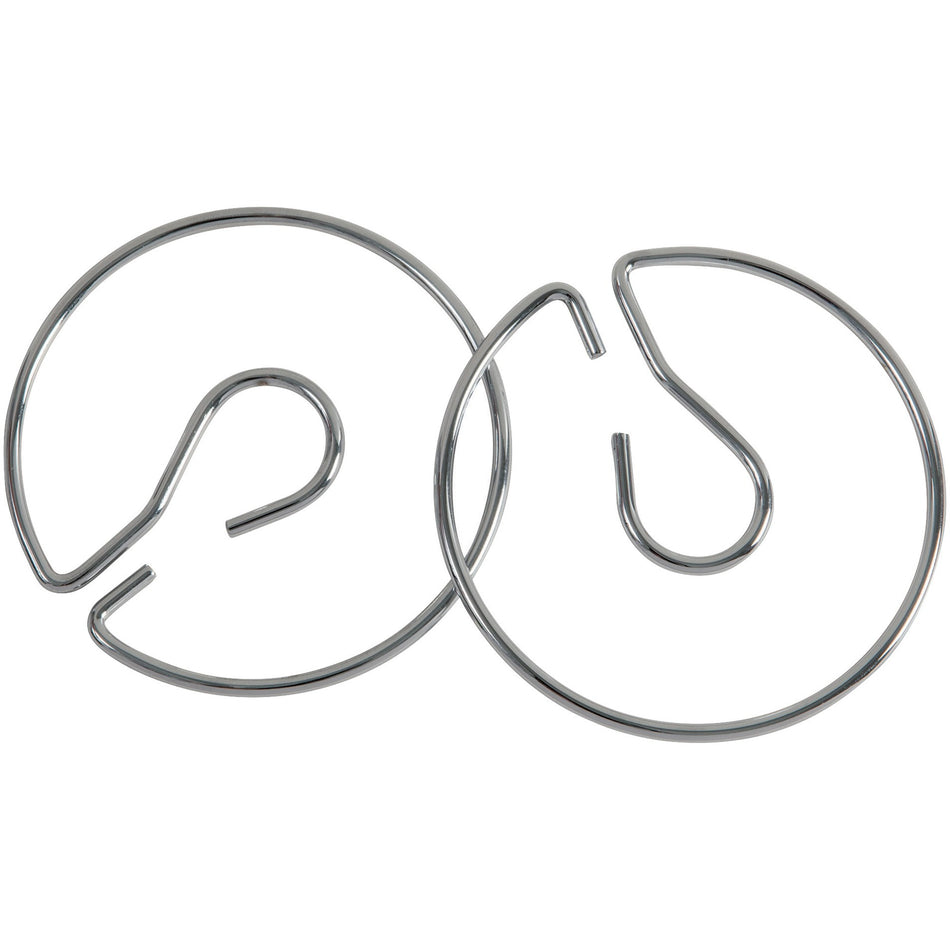Pacon Chart Stand Rings - 4" Diameter - Metal - Silver - 2 / Pack