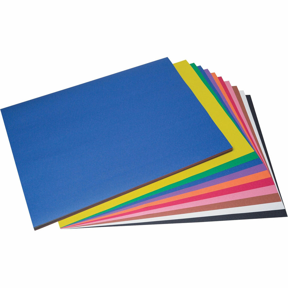 Prang Construction Paper - Multipurpose - 36" Width x 24" Length - Assorted - 50 / Pack