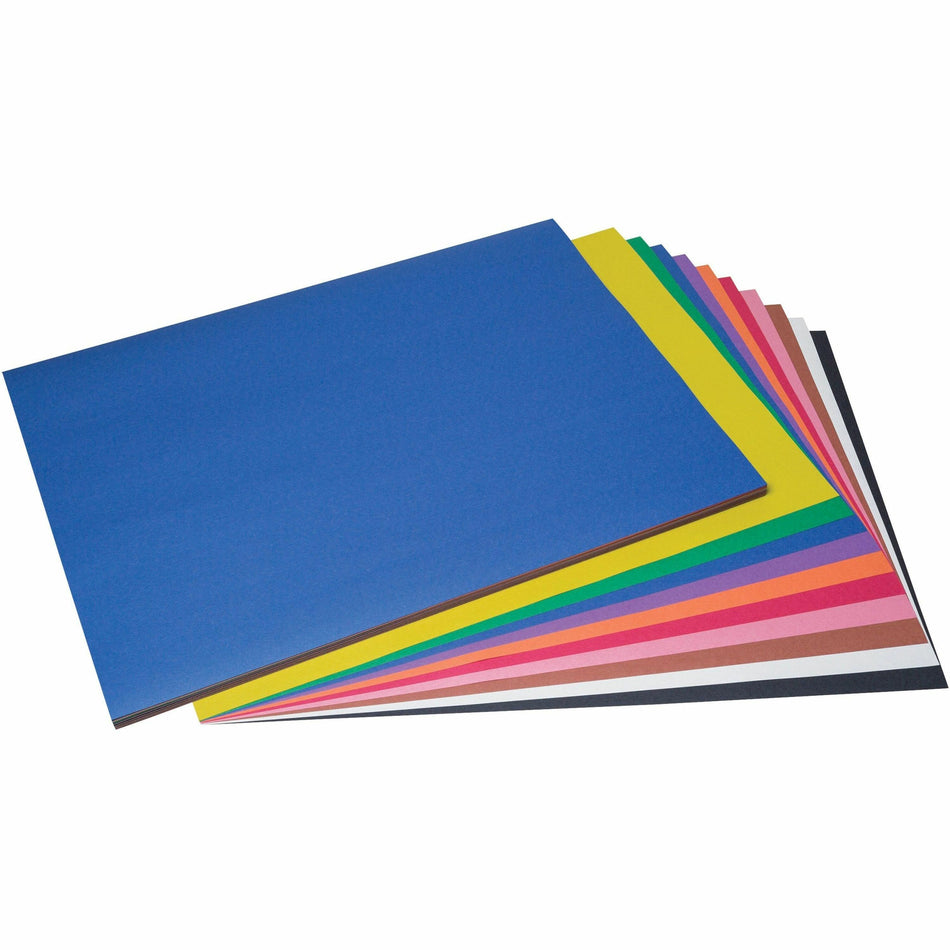 Prang Construction Paper - Multipurpose - 24" Width x 18" Length - Assorted - 50 / Pack