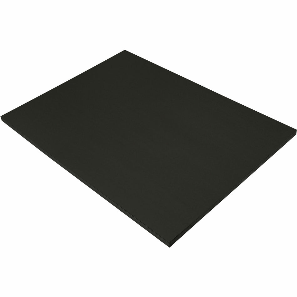 Prang Construction Paper - Multipurpose - 24" Width x 18" Length - Black - Groundwood - 50 / Pack