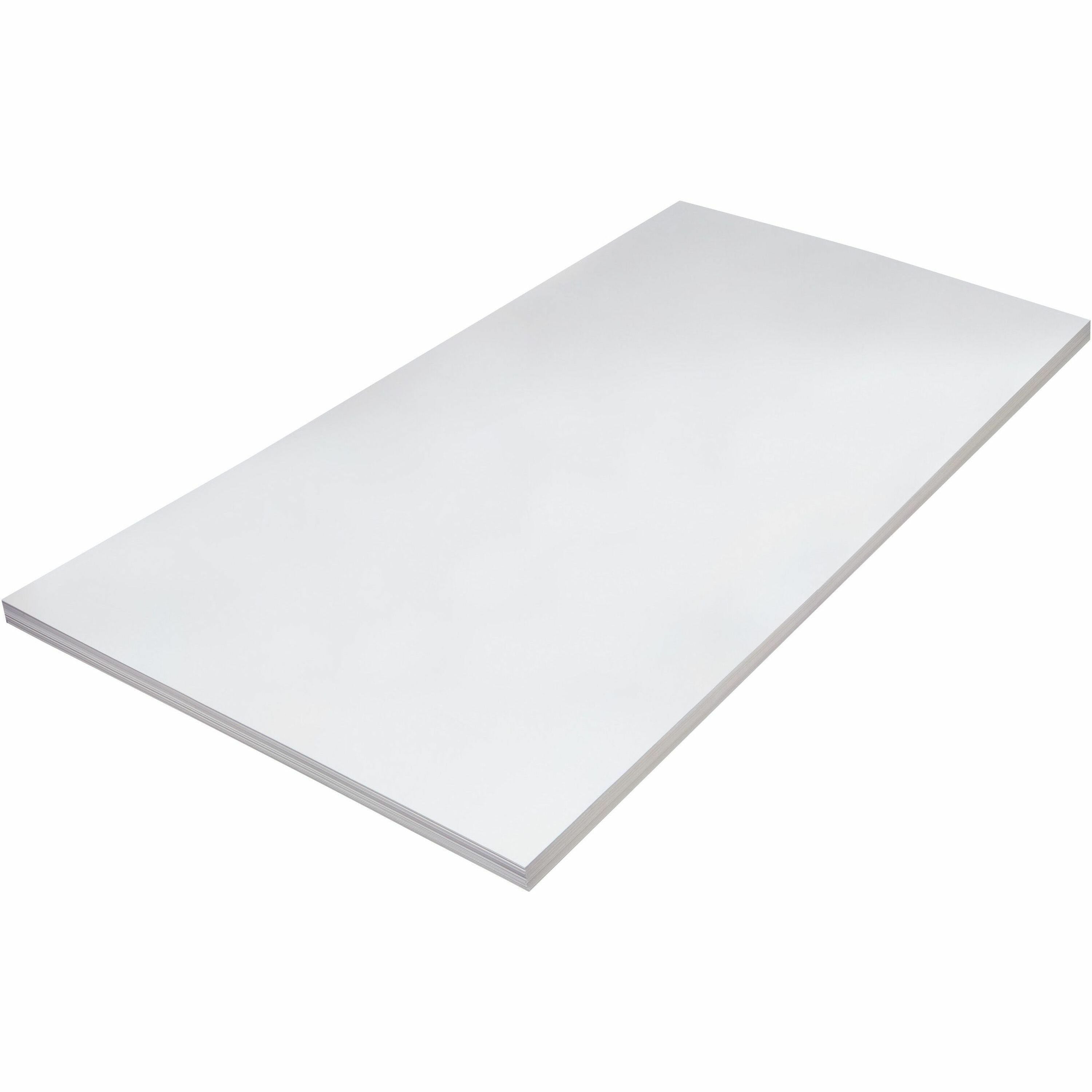 Pacon Medium Weight Multipurpose Tagboard - Art Project, Craft Project - 36" Width x 24" Length - White - 100 / Pack