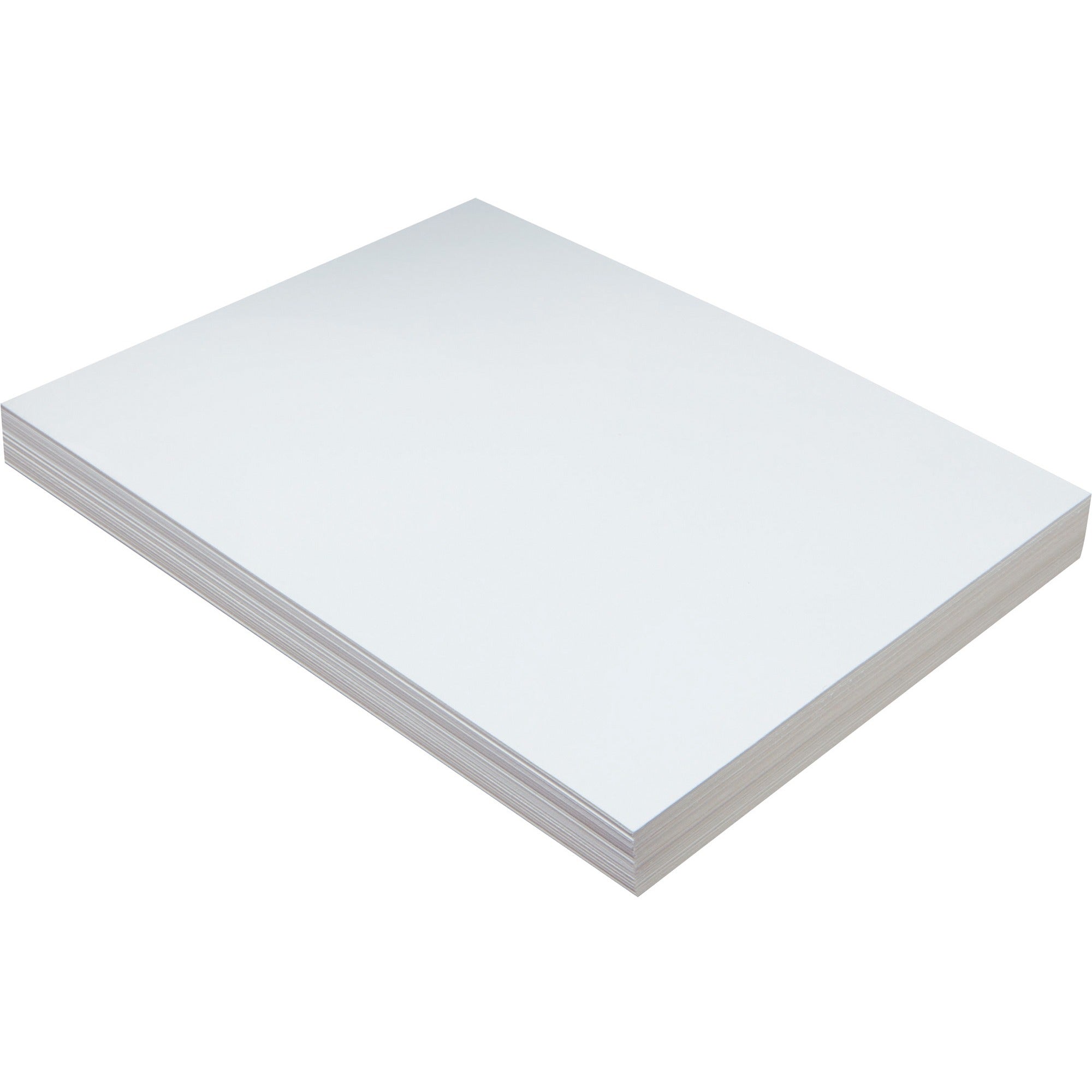 Pacon Medium Weight Multipurpose Tagboard - Art, Craft - 12" Width x 9" Length - White - 100 / Pack