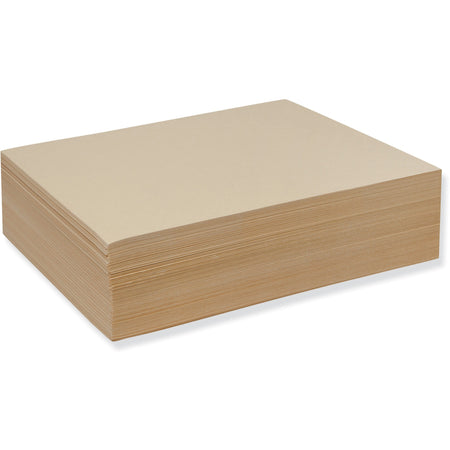 Pacon®  Heavyweight Drawing Paper - 500 Sheets - Plain - 9" x 12" Sheet Size - Manila Paper - 500 / Ream