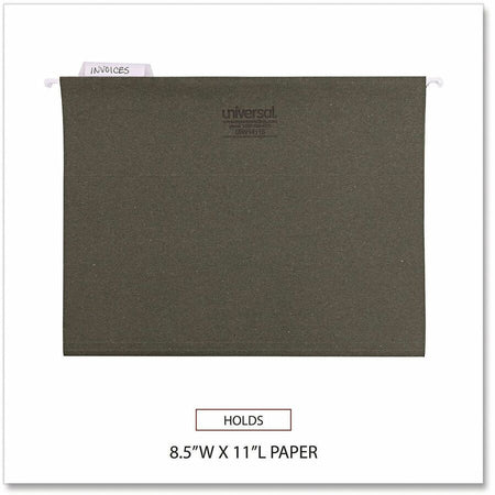 Universal 1/5 Tab Cut Letter Recycled Hanging Folder - Alternate-Image5