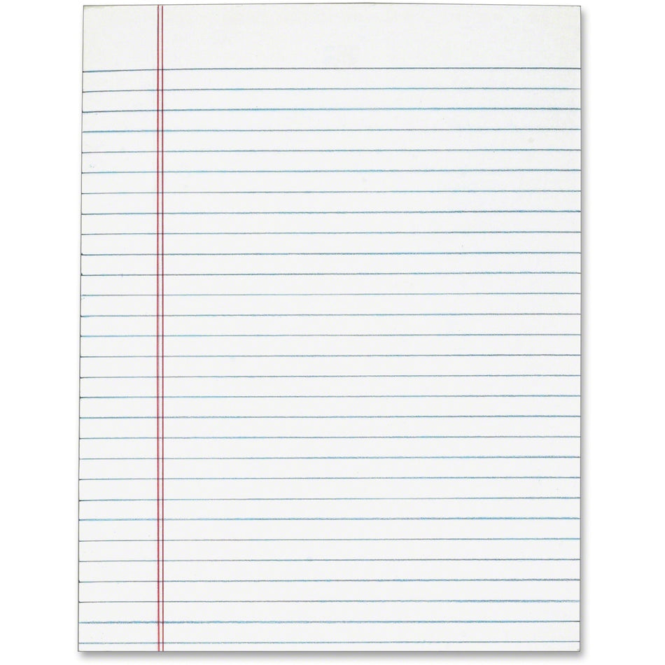 TOPS The Legal Pad - 50 Sheets - Plain - Glue - 8 1/2" x 11" Sheet Size - White Paper - 12 / Pack