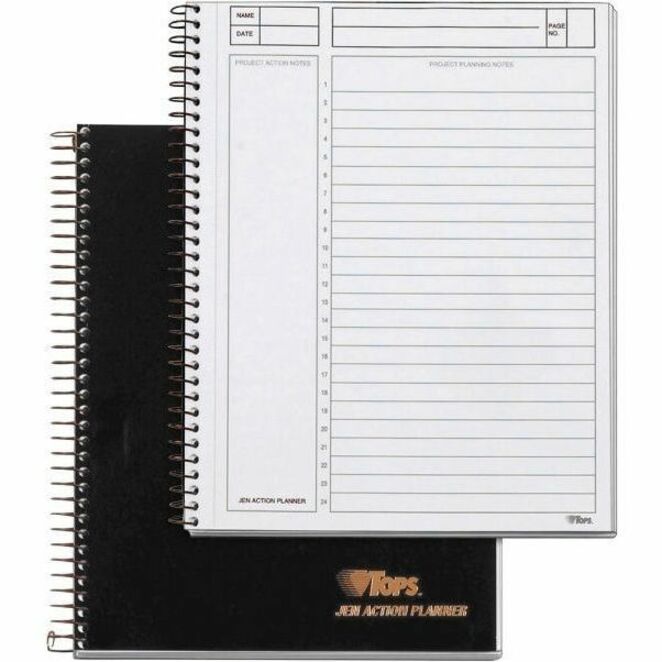 TOPS Professional Appointment Book - Wire Bound - Black Cover
