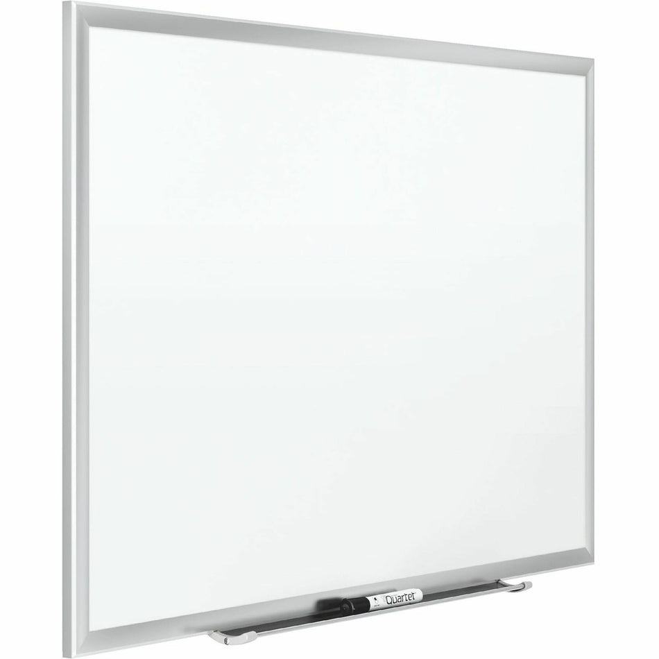 Quartet Classic Porcelain Whiteboard - 60" (5 ft) Width x 36" (3 ft) Height - White Porcelain Surface - Silver Aluminum Frame - Rectangle - Horizontal/Vertical - Magnetic - 1 Each - TAA Compliant