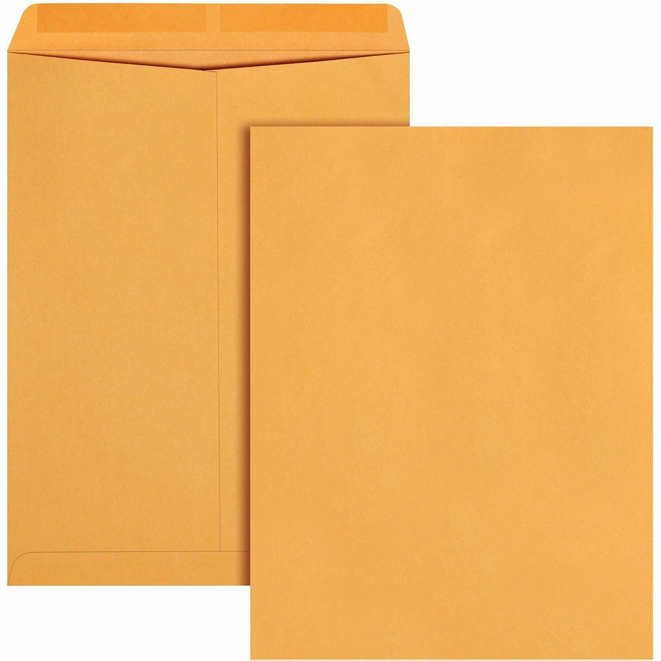 Quality Park 11-1/2 x 14-1/2 Heavyweight Catalog Mailing Envelopes - Catalog - 11 1/2" Width x 14 1/2" Length - 28 lb - Gummed - Brown Kraft - Kraft - 250 / Box