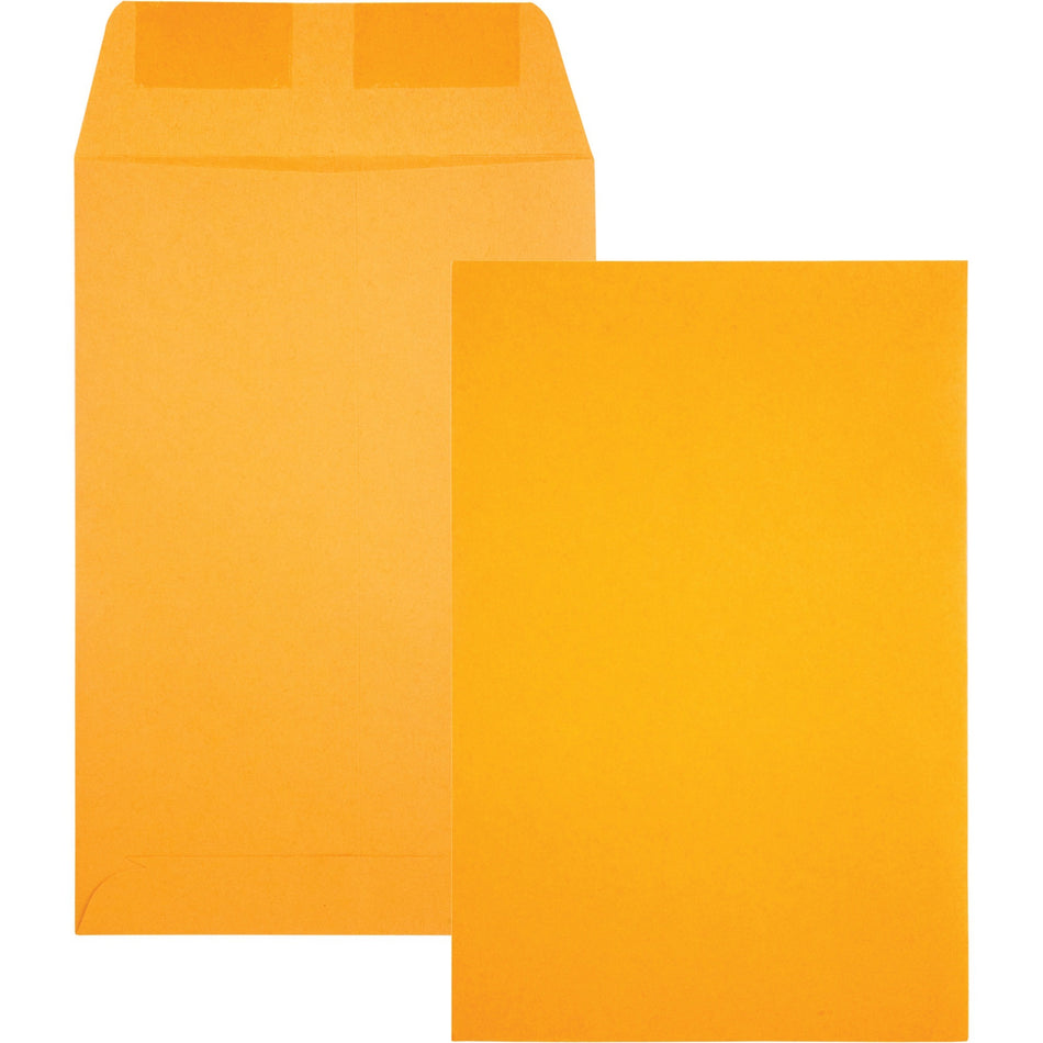 Quality Park 6 x 9 Catalog Envelopes - Catalog - 6" Width x 9" Length - 28 lb - Gummed - Kraft - Kraft - 500 / Box