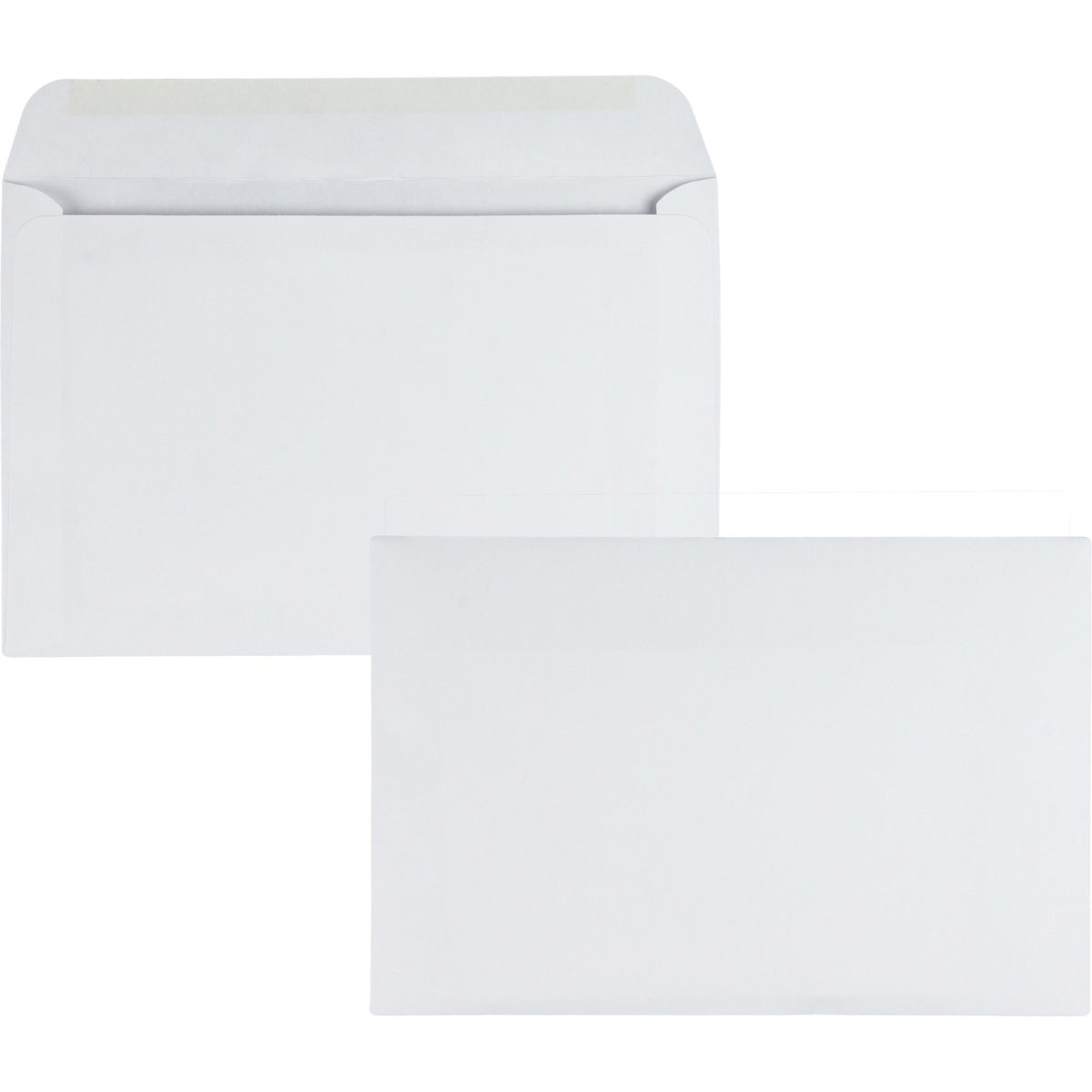 Quality Park 6 x 9 Booklet Envelopes with Open Side - Booklet - #6 1/2 - 6" Width x 9" Length - 24 lb - Gummed - White - Paper - 500 / Box