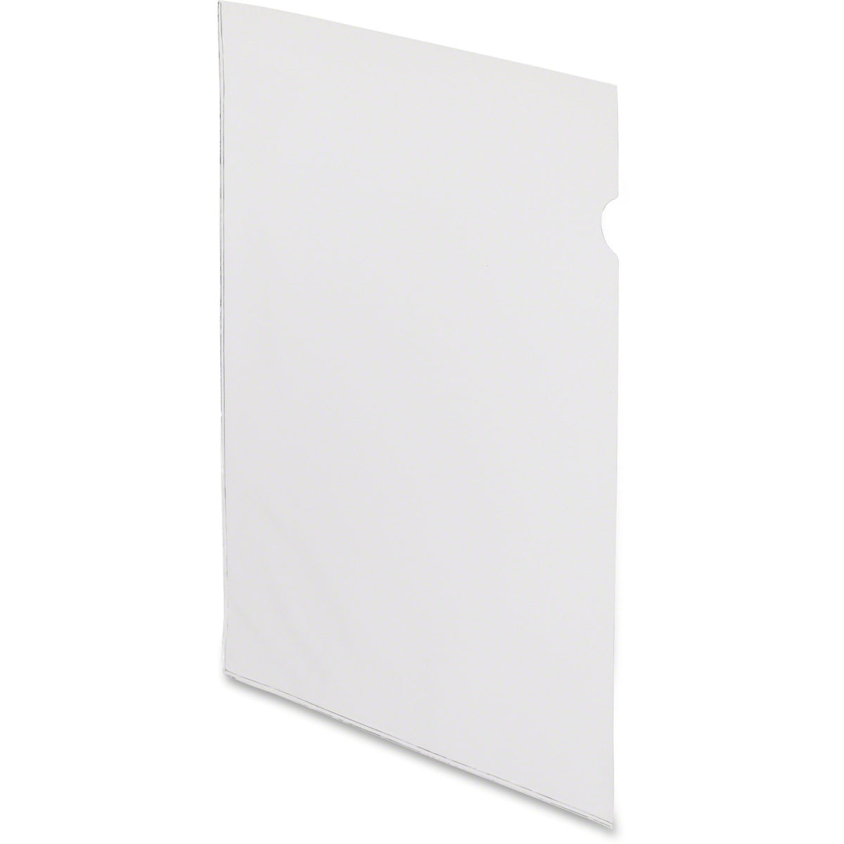 Pendaflex 61004 Letter Vinyl File Pocket - 8 1/2" x 11" - Vinyl - Clear - 50 / Box
