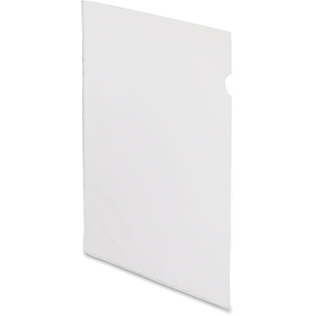Pendaflex 61004 Letter Vinyl File Pocket - 8 1/2" x 11" - Vinyl - Clear - 50 / Box