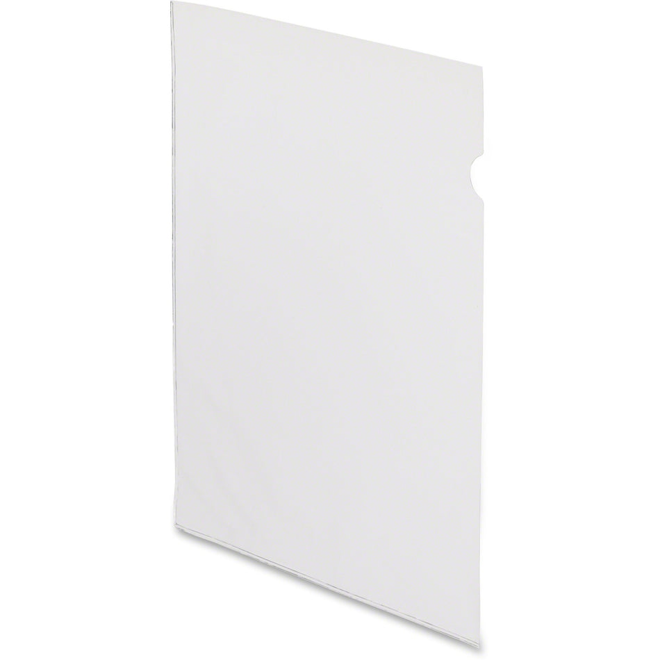 Pendaflex 61004 Letter Vinyl File Pocket - 8 1/2" x 11" - Vinyl - Clear - 50 / Box