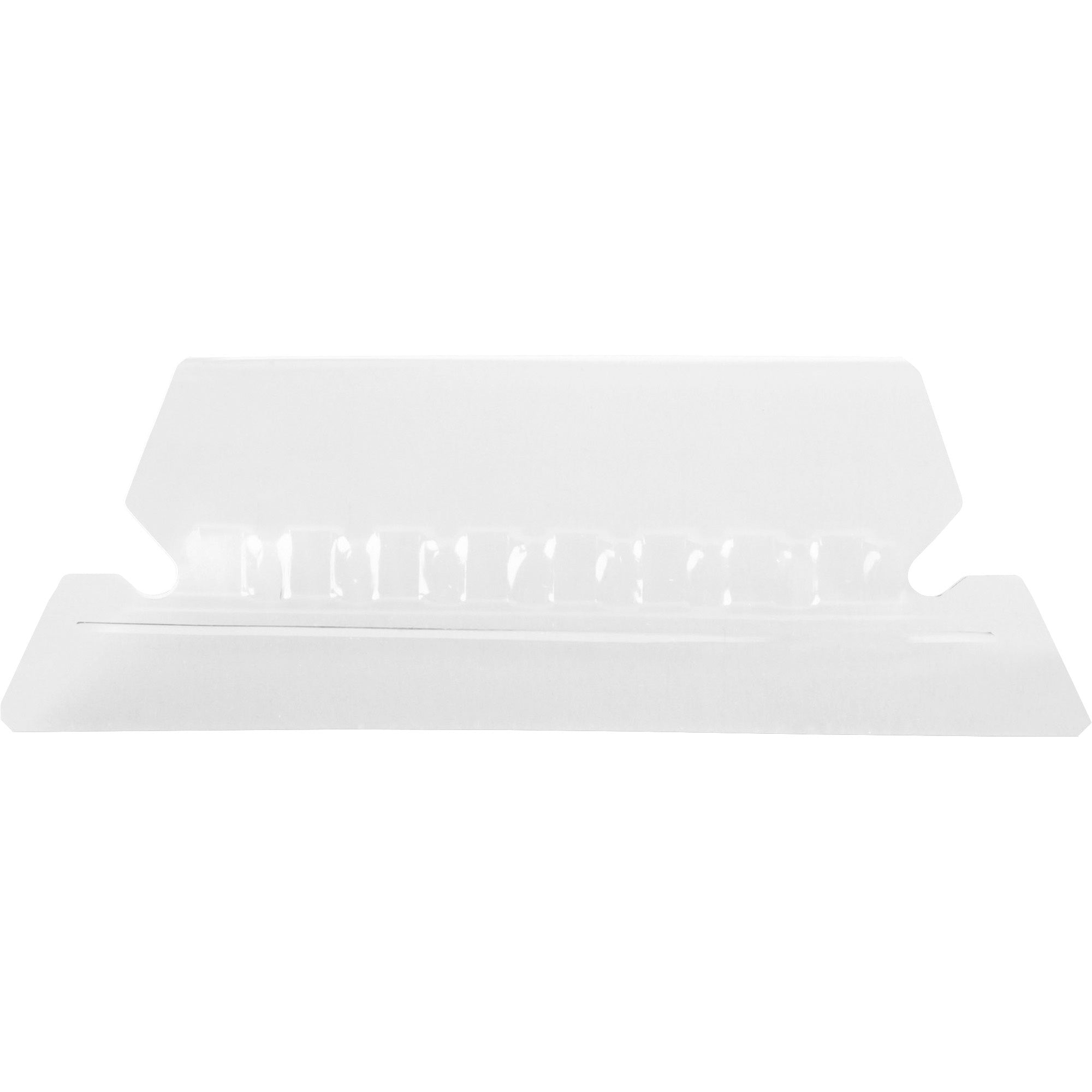Pendaflex Hanging Folder Plastic Tabs - 5 Tab(s)/Set - 2" Tab Width - Clear Plastic Tab(s) - 10% Recycled - 25 / Pack