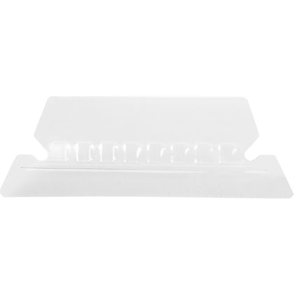 Pendaflex Plastic Hanging Folder Tabs - Clear 5 Tabs/Set - Index Accessories & Page Markers