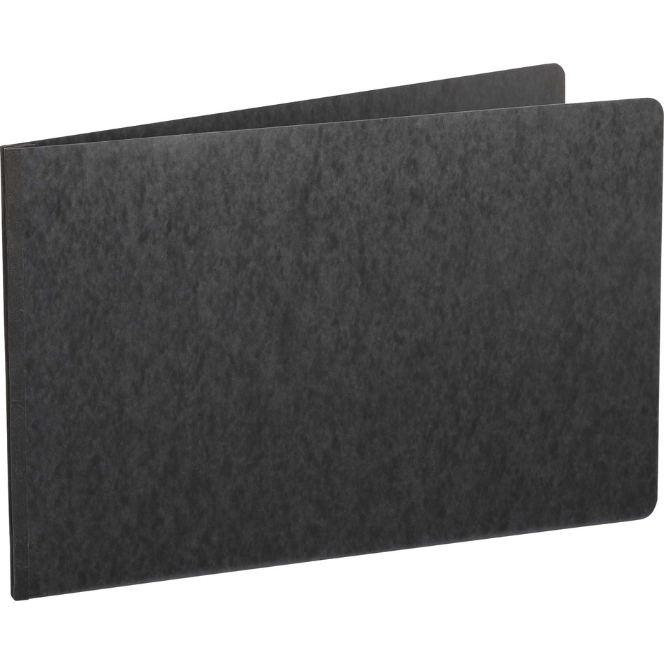 Oxford Recycled Report Cover - 11" x 17" - 750 Sheets Capacity - 1 x Prong Fastener(s) - 20 pt. - Pressboard - Black - Reinforced Hinge - 65% Recycled - 1 Each