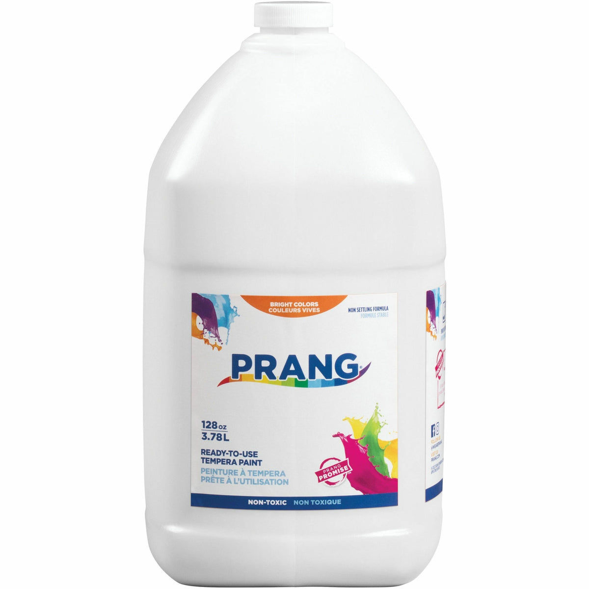 Prang Liquid Tempera Paint - White - 1 gal - 1 Each