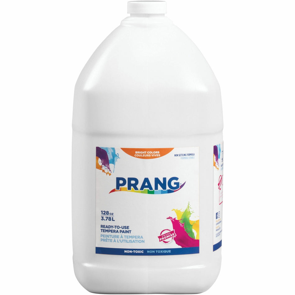 Prang Liquid Tempera Paint - White - 1 gal - 1 Each