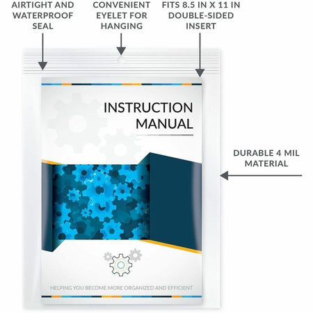 C-Line Letter-size Heavyweight Poly Zip Bags - Alternate-Image4