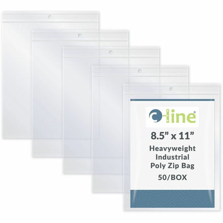C-Line Letter-size Heavyweight Poly Zip Bags - 2000