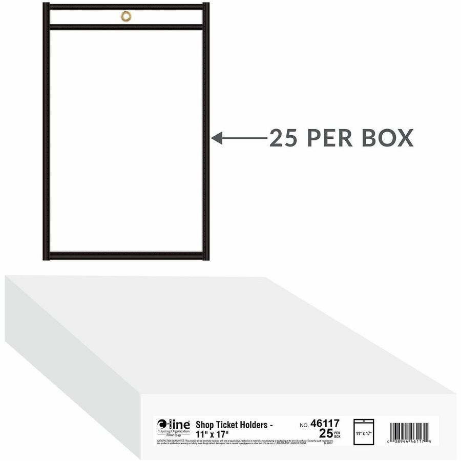 C-Line Stitched Vinyl Shop Ticket Holders - Alternate-Image1
