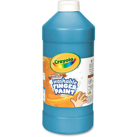 Crayola Washable Finger Paint - 1 Color(s) - Blue - 2 lb - Washable - 1 Each